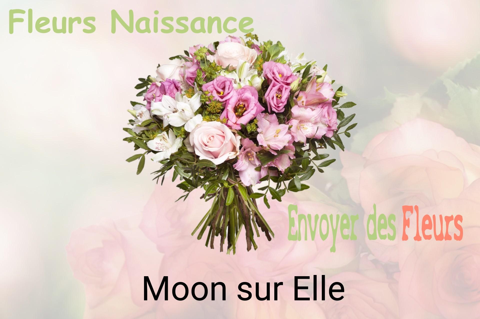 Bouquet de fleurs de naissance livré à Moon-sur-Elle