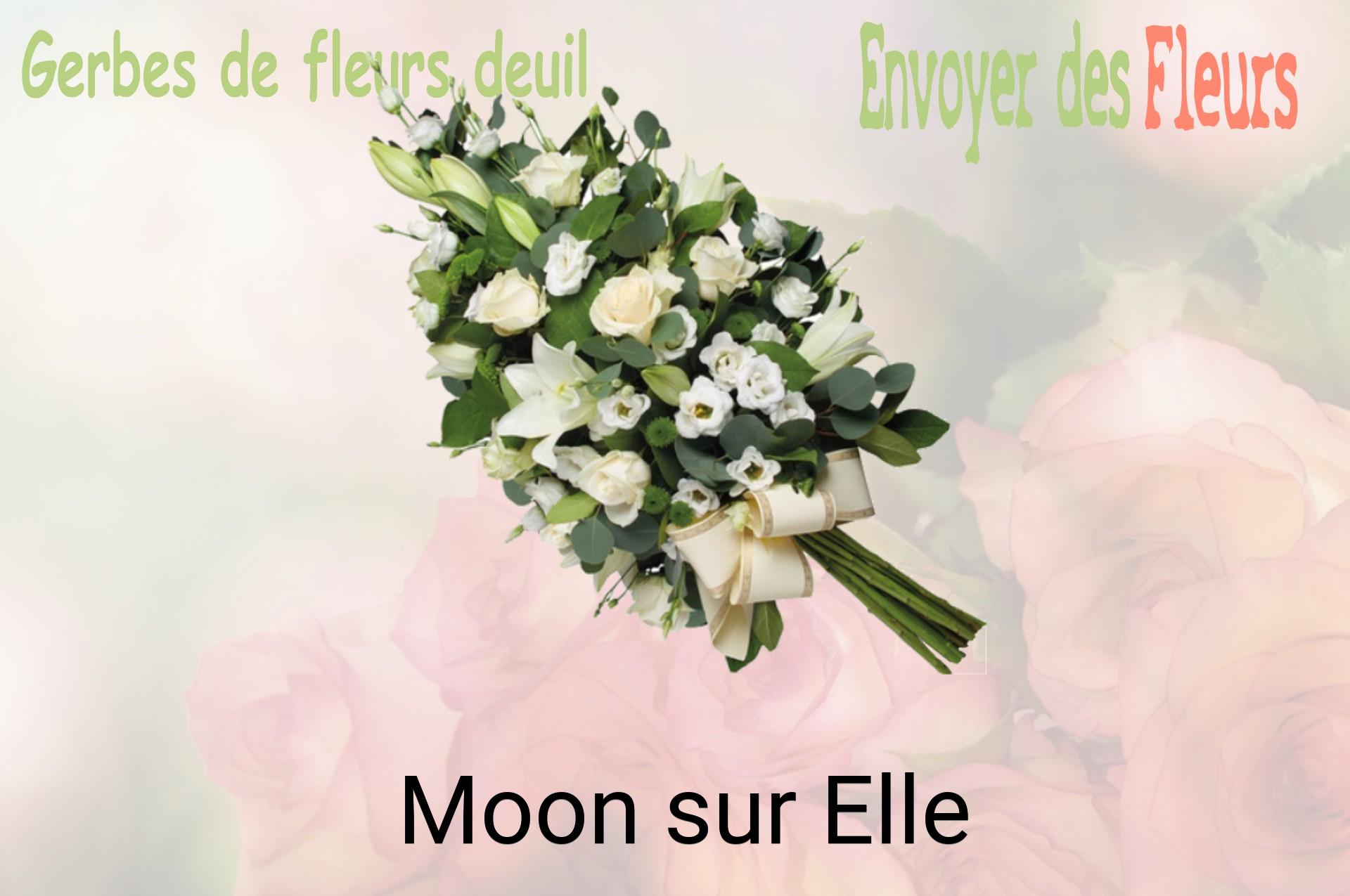 Gerbe de fleurs de deuil livrée à Moon-sur-Elle